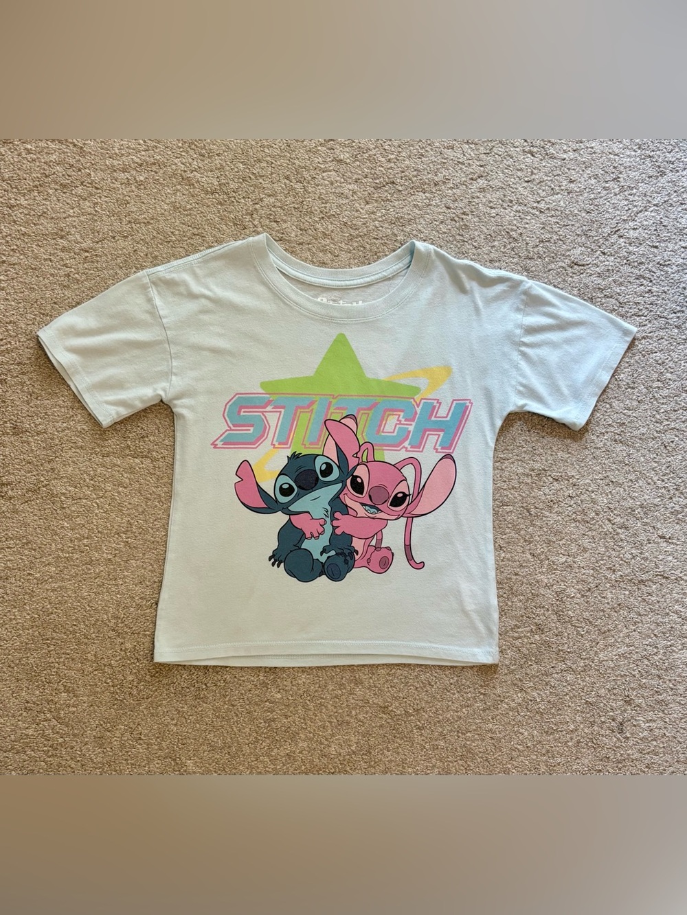 Girls’ Disney Stitch & Angel Tee Size 7/8